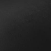 Puff Opala Veludo Preto Pés Palito Castanho - D´rossi