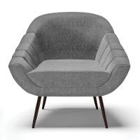 01 Namoradeira 02 Lugares E 01 Poltrona Linho Grafite A26 - 6