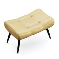 Puff Sher Facto Dourado Pés Palito De Ferro - D'Rossi - 5