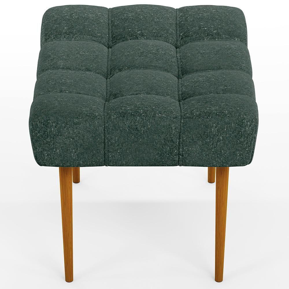 Kit 02 Puffs Requinte L02 Linho Verde Musgo - 3