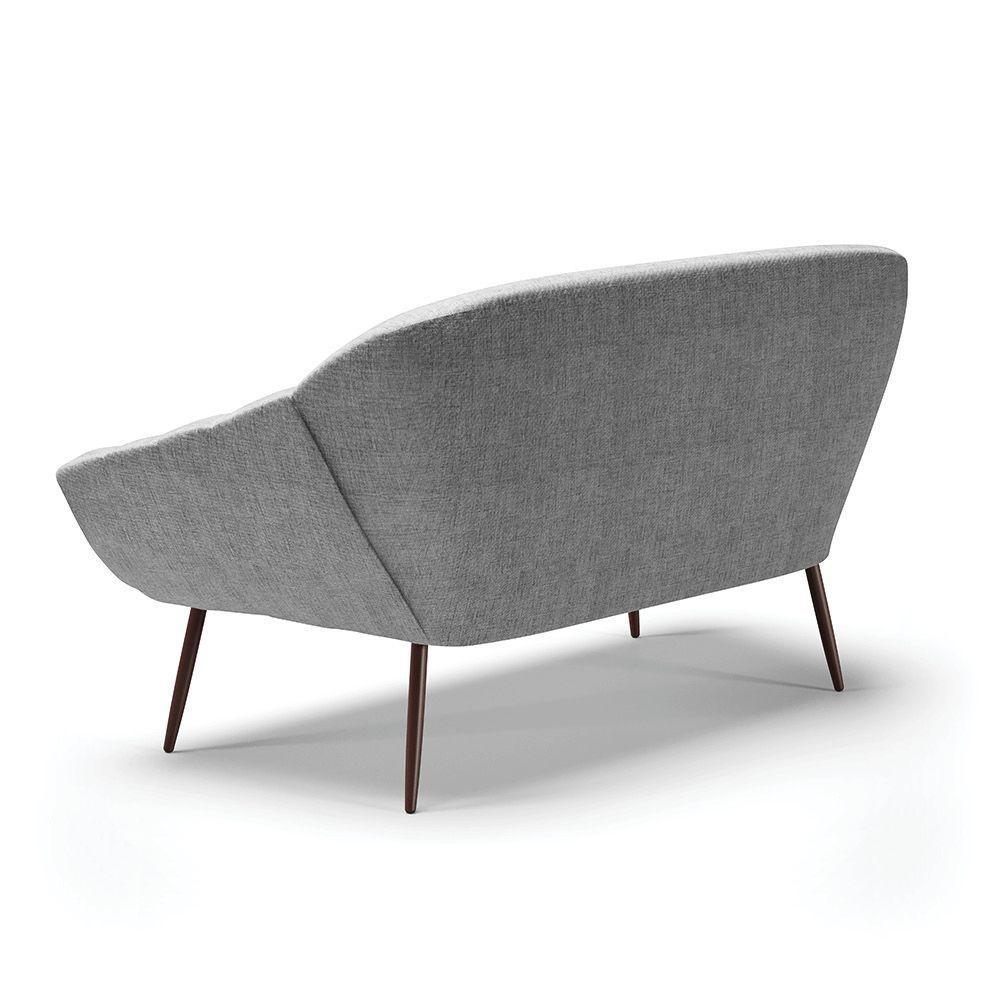 Namoradeira 02 Lugares Linho Grafite - 5