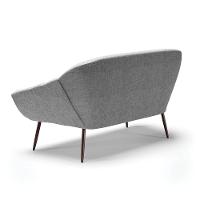 Namoradeira 02 Lugares Linho Grafite - 5