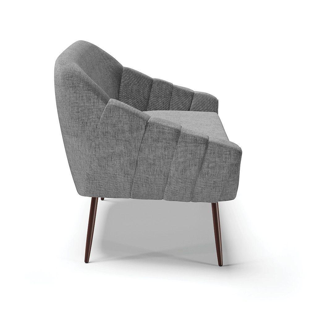 Namoradeira 02 Lugares Linho Grafite A26 - 6