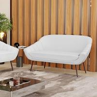 Namoradeira 02 Lugares Linho Cinza - 8