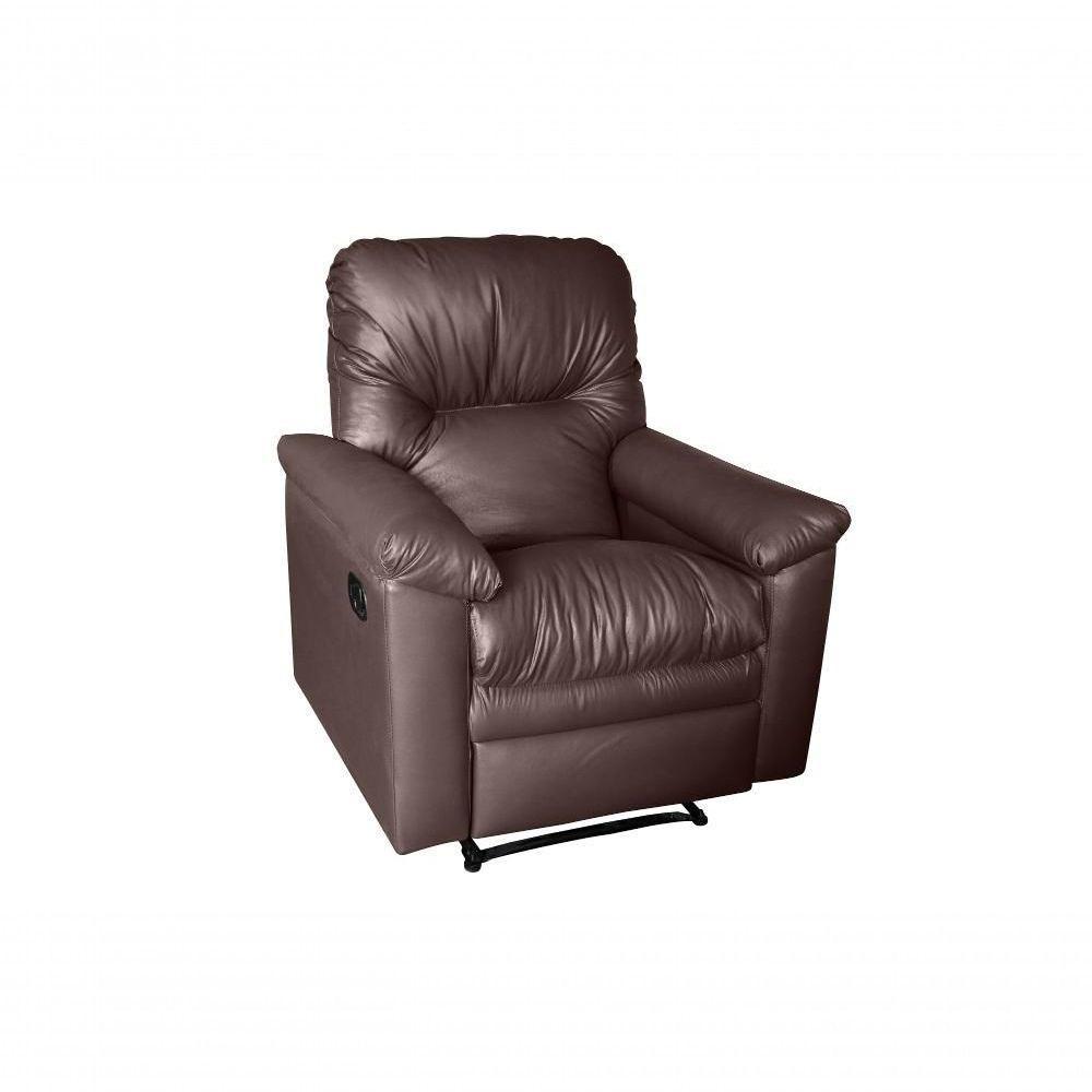 Poltrona Do Papai Reclinável Audi - Marrom Corino - 4