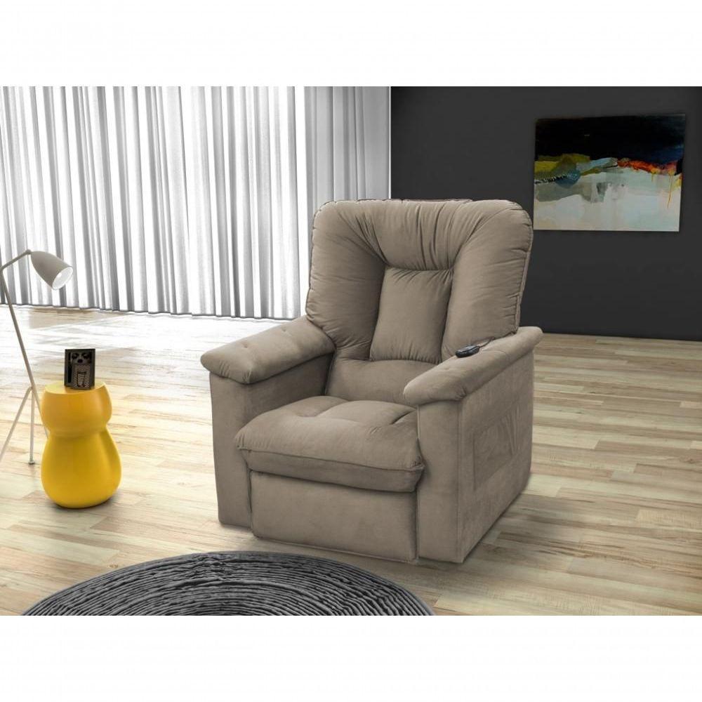 Poltrona Do Papai Reclinável - Marrom Claro - 2