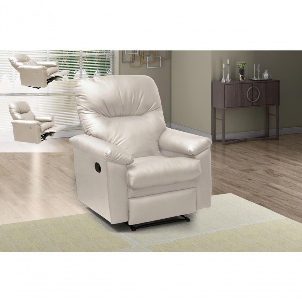 Poltrona Do Papai Reclinável Audi - Bege Corino - 2