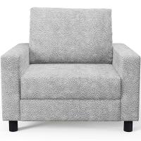 Poltrona E Recepção Malta L02 Bouclê Cinza