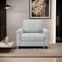 Poltrona E Recepção Malta L02 Bouclê Cinza - 7