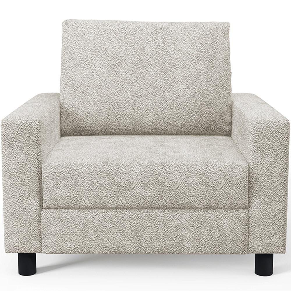 Poltrona E Recepção Malta L02 Bouclê Creme - 4