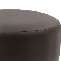 Puff Banco Luca Em Tecido Sintético Sintético - Marrom - Cor: Marrom - 4