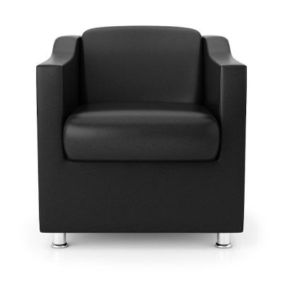 Poltrona Tilla Copa Do Mundo Brasil Courino Preto Balaqui Decor