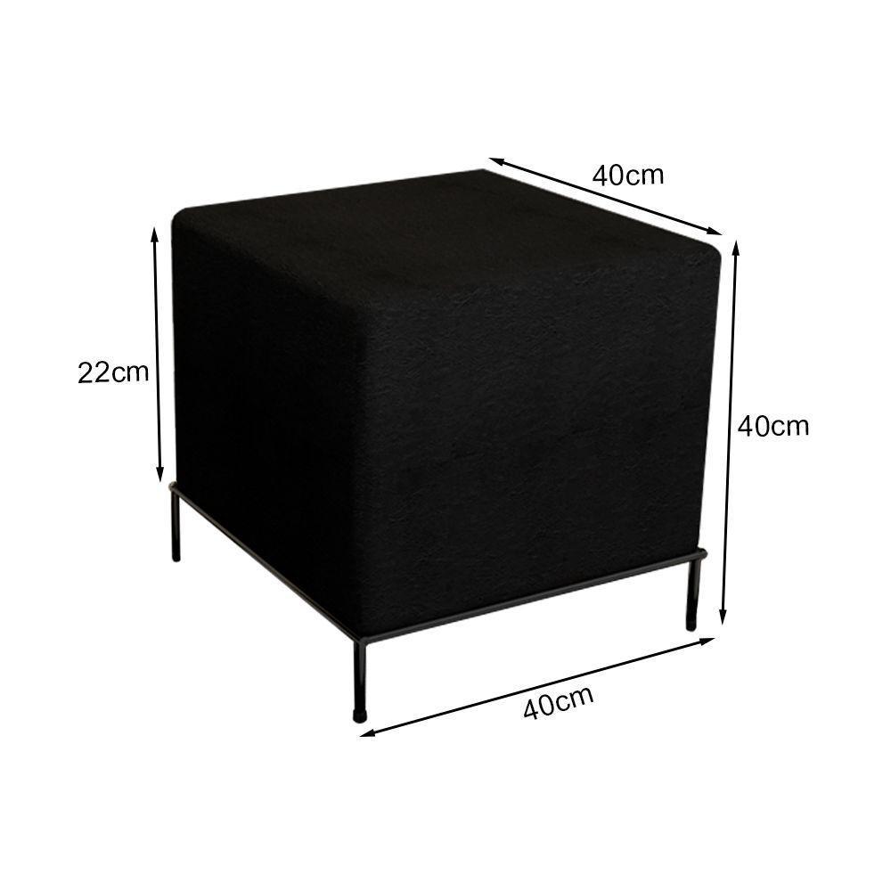 Puff Design Sevilha Preto - Cor: Preto - 3