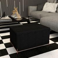 Puff Design Barcelona Cobre E Preto - Cor: Marrom - 2