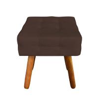 Puff Elisa Suede Marrom Castanho - 2