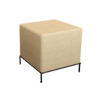 Puff Design Sevilha Preto E Bege - Cor: Preto - 1