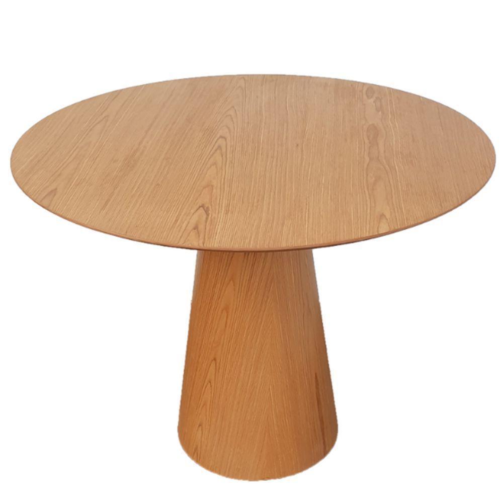 Mesa De Jantar Cone 110cm Base Freijó Tampo Freijó - 1