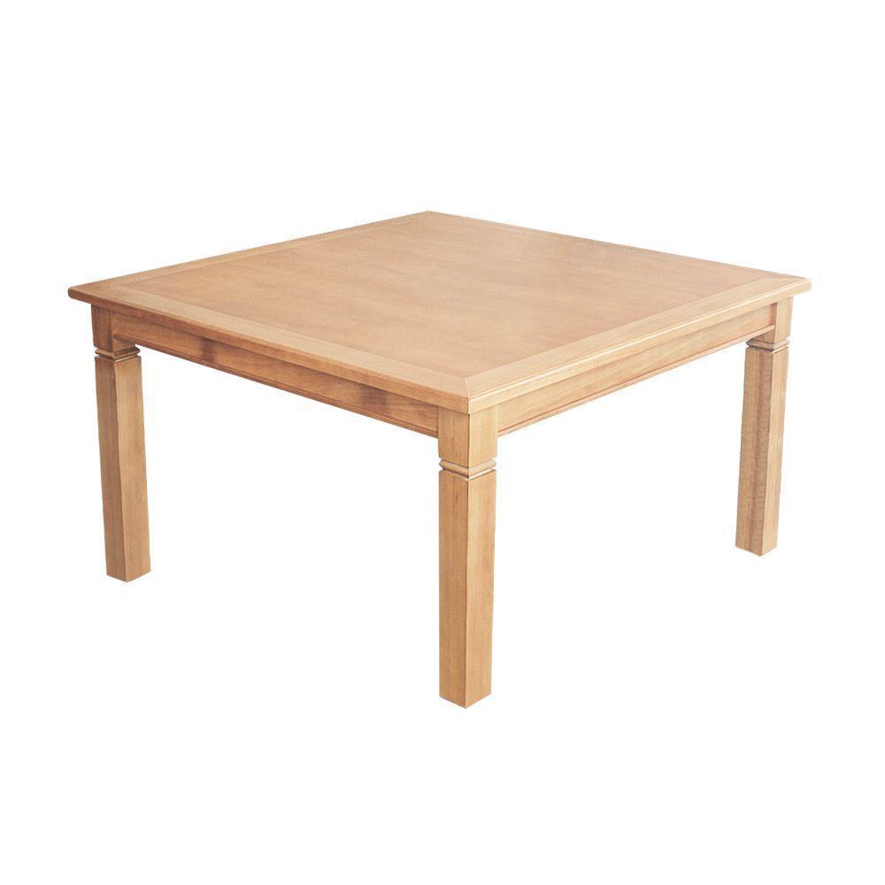 Mesa De Jantar Rústica Quadrada Celina 1,50M Em - Natural - Bege - 1