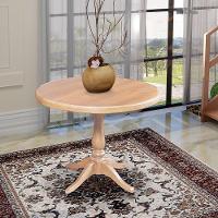 Mesa De Jantar Redonda Rústica 1M Madalena - Natural - Bege - 3