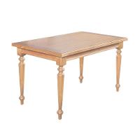 Mesa De Jantar Rústica Retangular 140X80Cm Francisca - Natural - Bege - 1