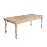 Mesa De Jantar Rústica Retangular 270X100Cm Francisca - Natural - Bege - 1