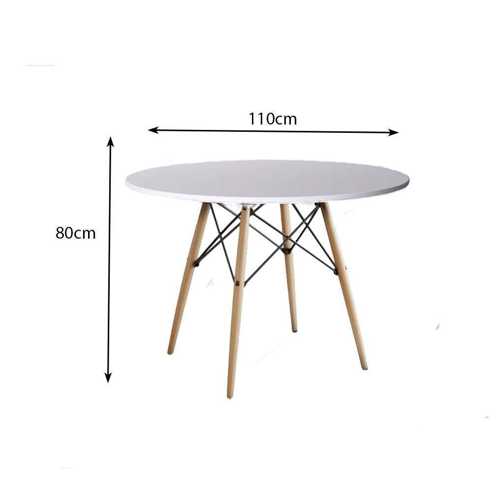 Mesa Eames Dkr 110 Cm Branco - 2