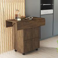 Mesa Dobrável Annie Com 4 Bancos Castanho Castanho - 5