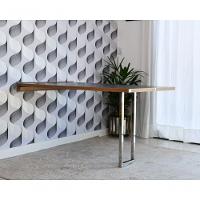 Mesa Dobrável Retrátil De Parede Inox 140x89 Preto/noronha - 2