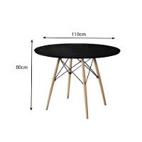 Mesa Eames Dkr 110 Cm Preto - 2