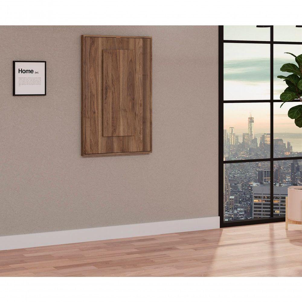 Mesa Dobrável Retrátil De Parede 100x64 Noronha - 3