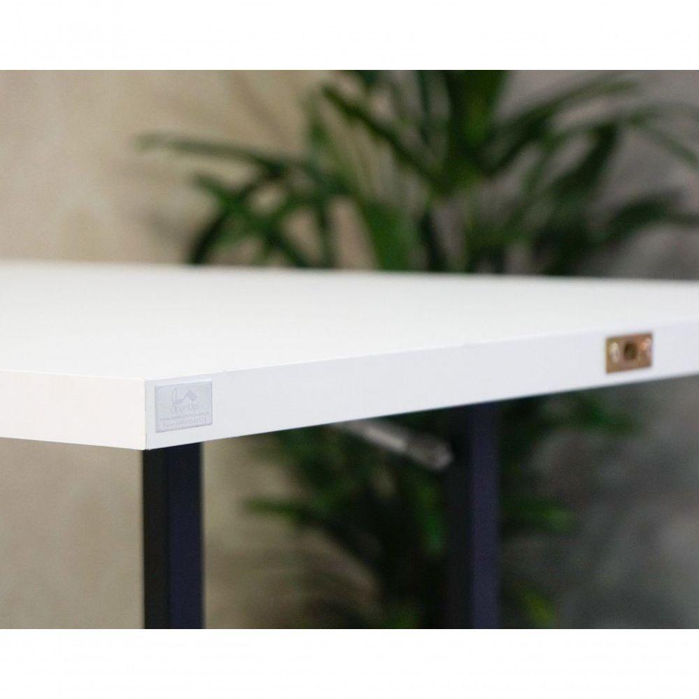Mesa Dobrável Retrátil De Parede 120x75 Branco - 2