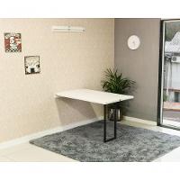 Mesa Dobrável Retrátil De Parede 120x75 Branco - 1