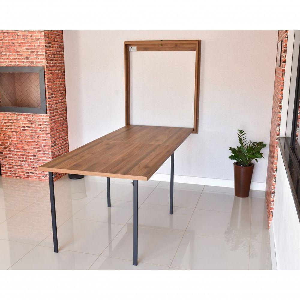 Mesa Dobrável Retrátil De Parede 215x89 Noronha - 1