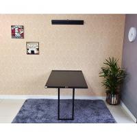 Mesa Dobrável Retrátil De Parede 120x75 Preto - 8