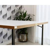 Mesa Dobrável Retrátil De Parede 140x89 Branco/noronha - 5