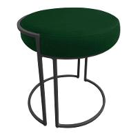 Kit 02 Puff Love Suede Base Preto Verde - 13