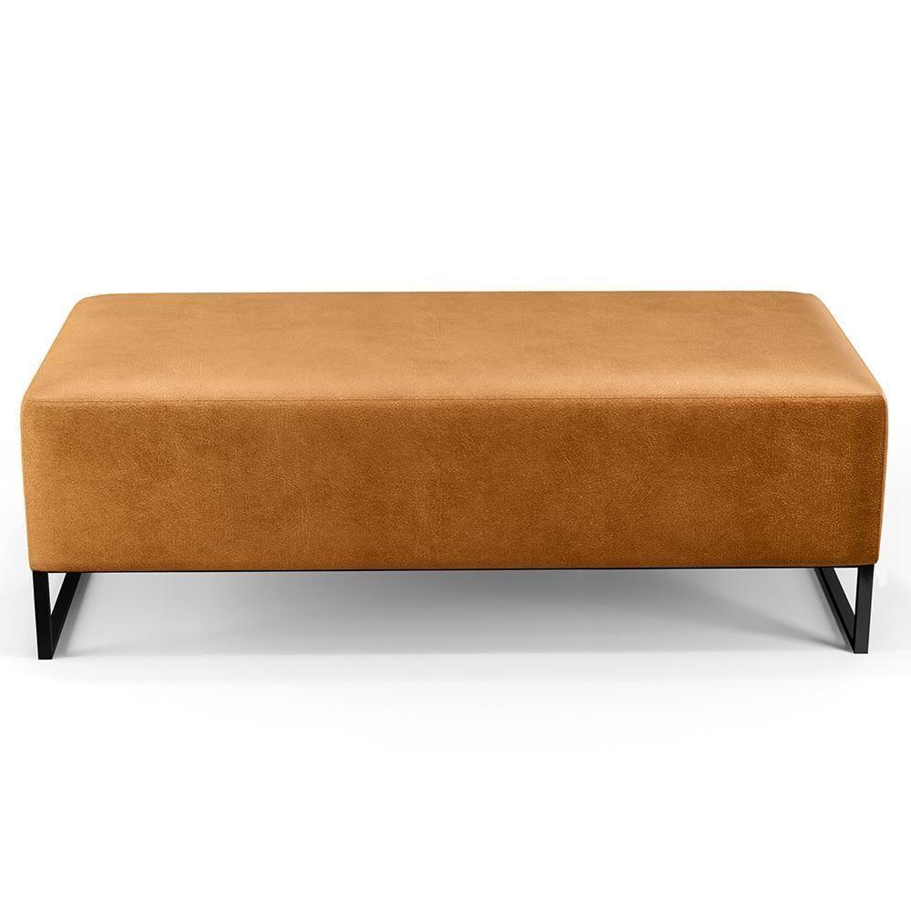 Kit 02 Puffs Bali W01 Base Ferro 120X50 Cm Whisky - 4