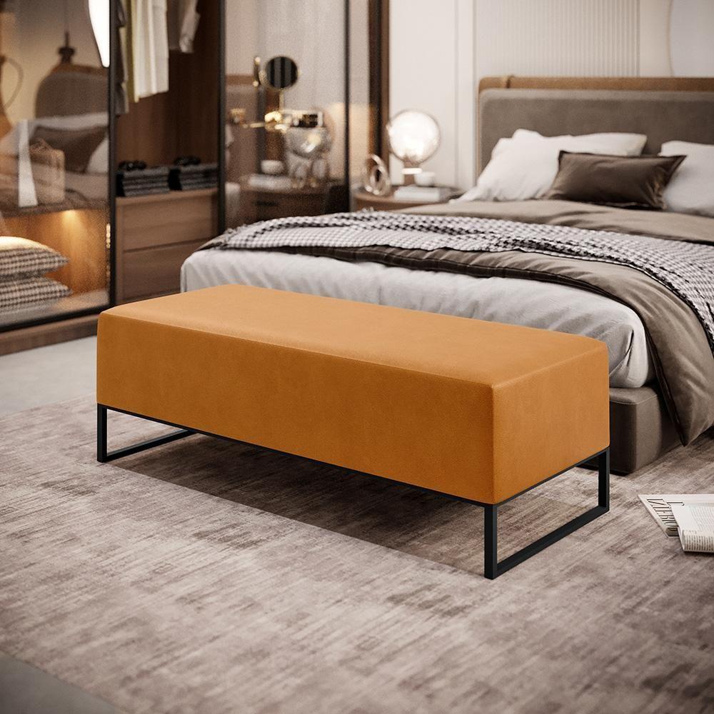 Kit 02 Puffs Bali W01 Base Ferro 120X50 Cm Whisky - 8