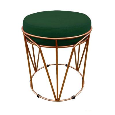Kit 02 Puff Babu Suede Base Cobre Verde