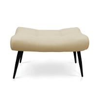 Kit 02 Puffs Sher Suede Bege Pés Palito De Ferro - D'Rossi - 7