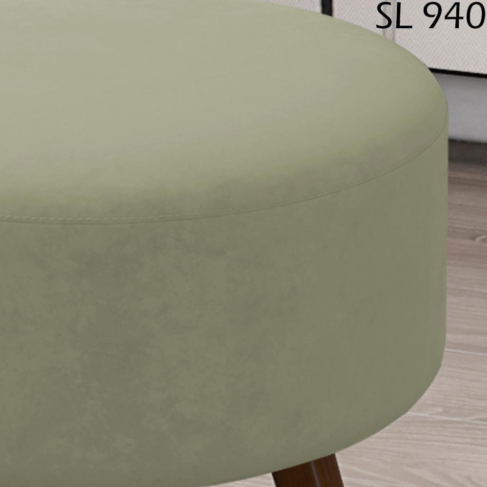 Kit 2 Puff Puf Para Sala Pes Palito Small Veludo Sl 940 Peer Sl 940 - 5