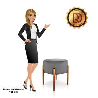 Kit 4 Puffs Iron Suede Cobre Grafite - 6