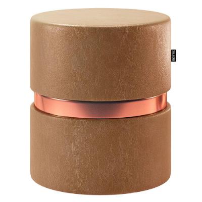 Puff Banco Redondo Porto 49x43cm Corano Amarula