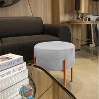 Kit 2 Puffs Iron Suede Cobre Cinza - 6