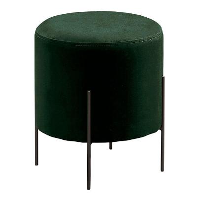 Puff Banqueta Veludo Odim Luxo Castellar Móbile Verde