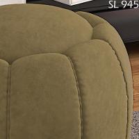 Puff Puf Para Sala Base Metal Tull Veludo Sl 945 Peer Sl 945 - 7