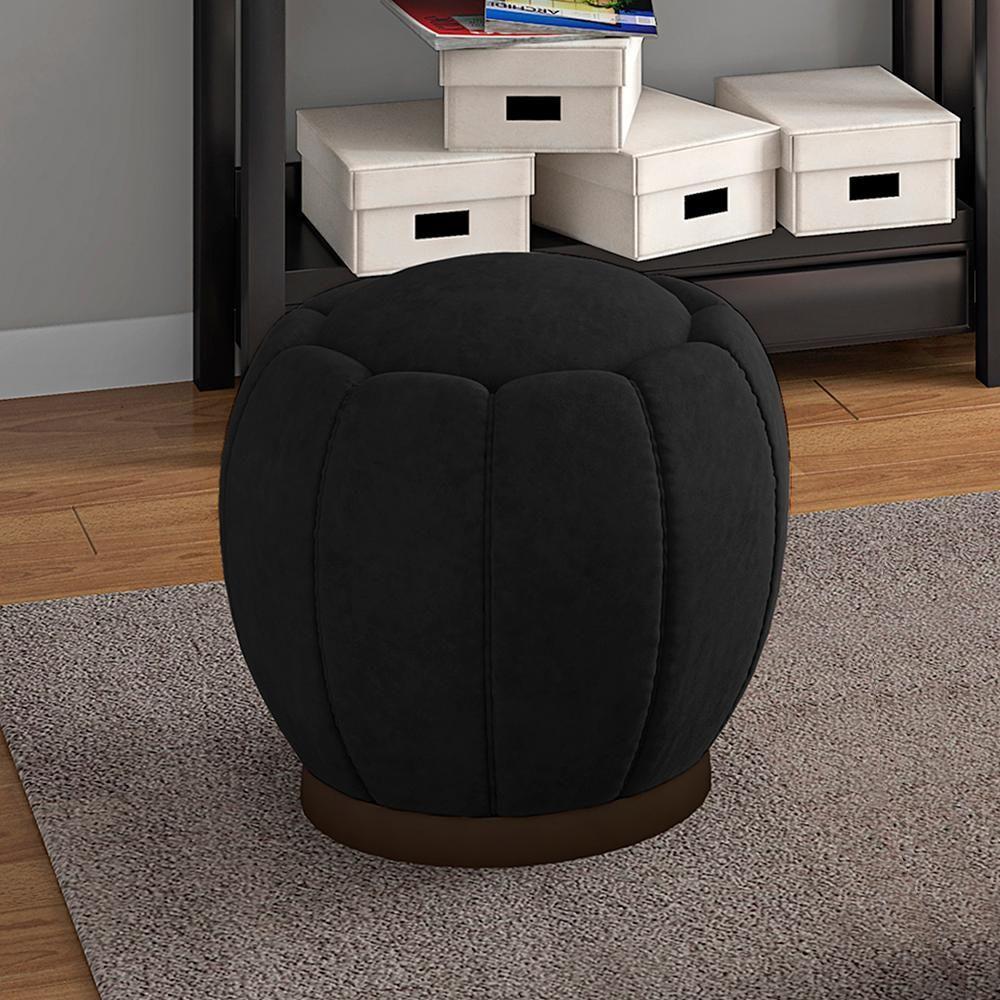 Puff Puf Para Sala Base Metal Tull Veludo Sl 944 Peer Sl 944 - 2