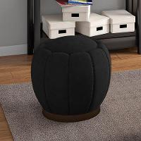 Puff Puf Para Sala Base Metal Tull Veludo Sl 944 Peer Sl 944 - 2