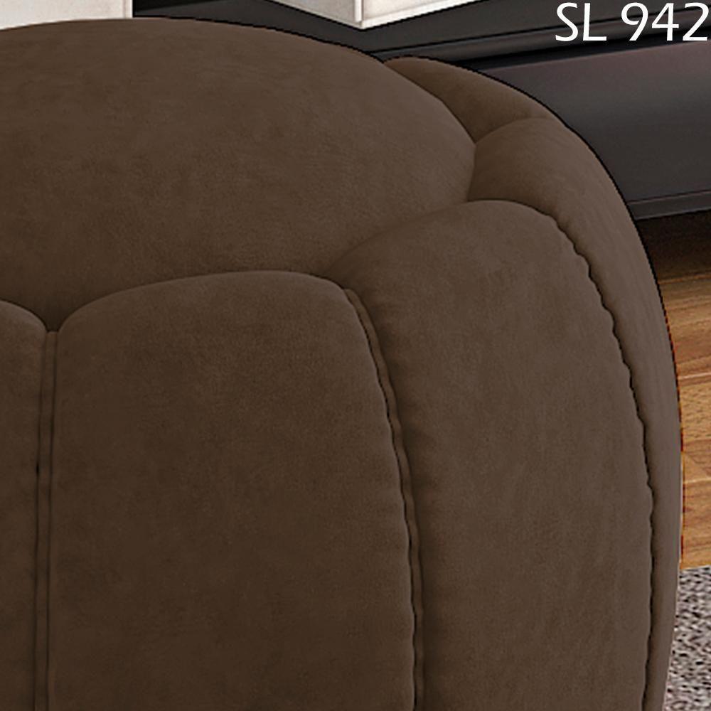 Puff Puf Para Sala Base Metal Tull Veludo Sl 942 Peer Sl 942 - 8