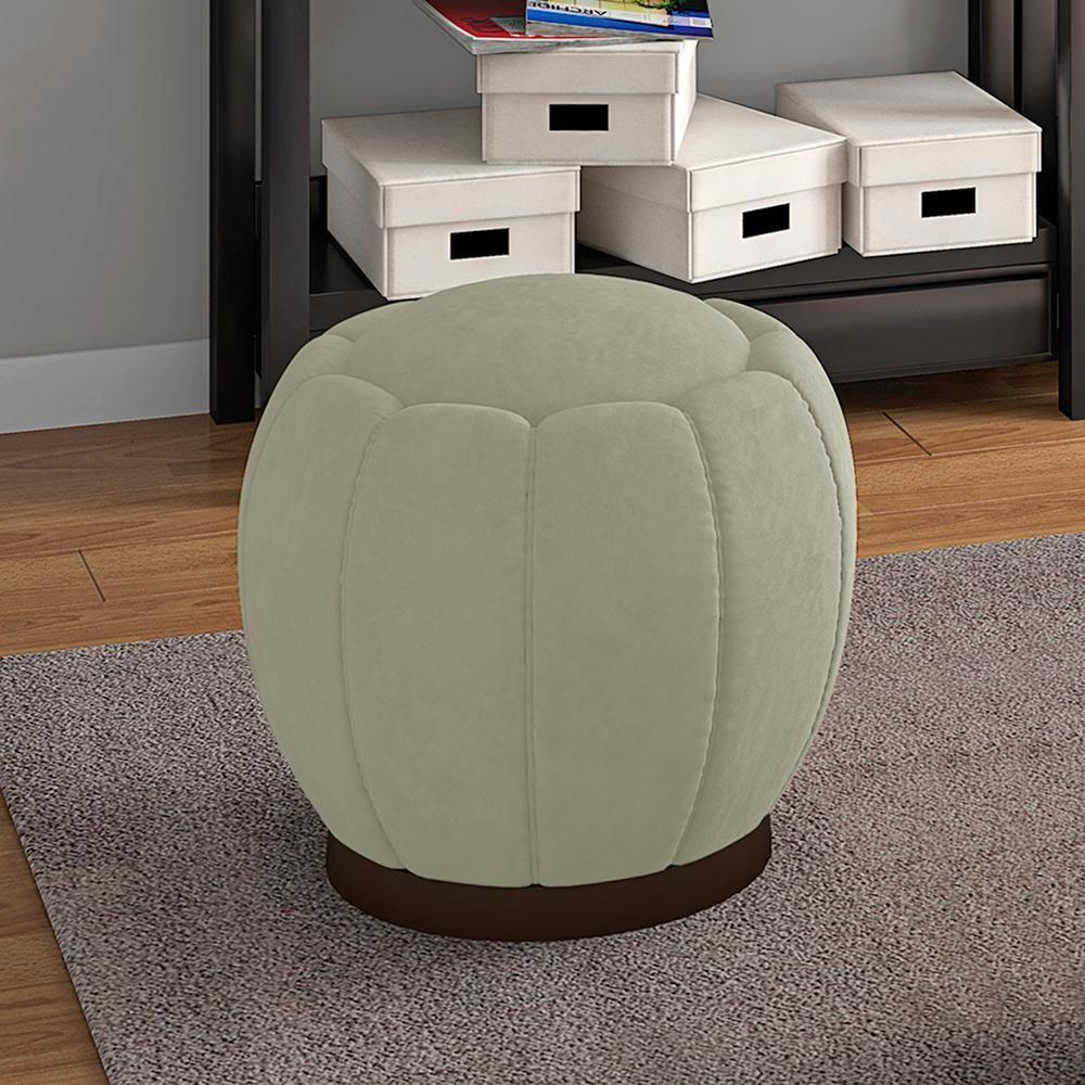 Puff Puf Para Sala Base Metal Tull Veludo Sl 940 Peer Sl 940 - 2